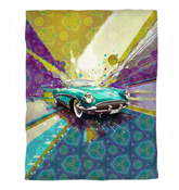 Eco Drive Electric Car Duvet Cover